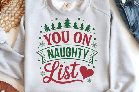 You On Naughty List SVG Angelina750 