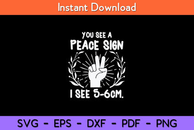 You See A Peace Sign Cute Midwife Doula Svg Design SVG artprintfile 