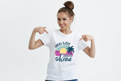 You Were Born to Shine, Summer Sublimation Sublimation CraftLabSVG 