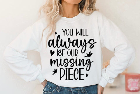 You will always be our missing piece, Memorial Quote SVG SVG FiveStarCrafting 