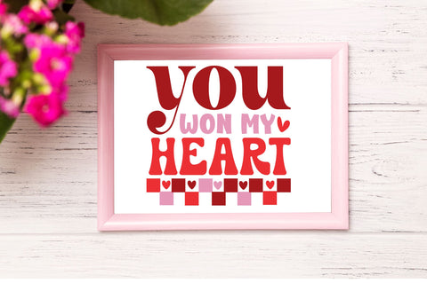 You won my heart svg design SVG Regulrcrative 