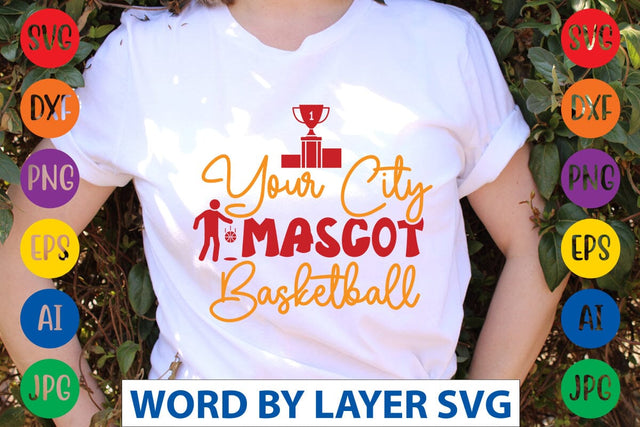 Your City Mascot Basketball svg design SVG Rafiqul20606 
