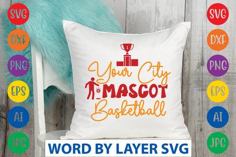 Your City Mascot Basketball svg design SVG Rafiqul20606 