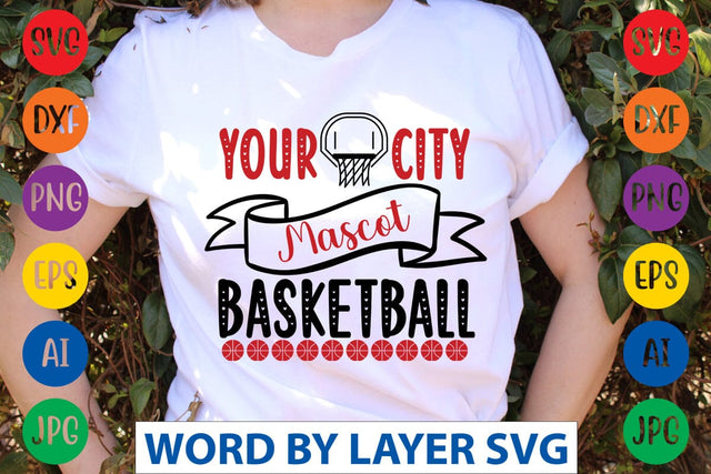 Your City Mascot Basketball SVG DESIGN SVG Rafiqul20606 
