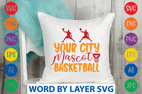 Your City Mascot Basketball SVG DESIGN SVG Rafiqul20606 
