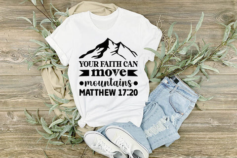Your faith can move mountains matthew 17 20 SVG Angelina750 