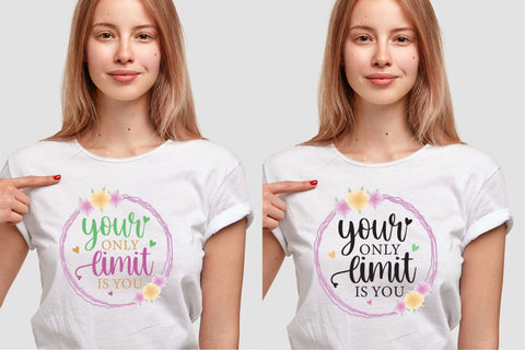Your Only Limit is You - Motivational Sublimation Design Sublimation CraftLabSVG 