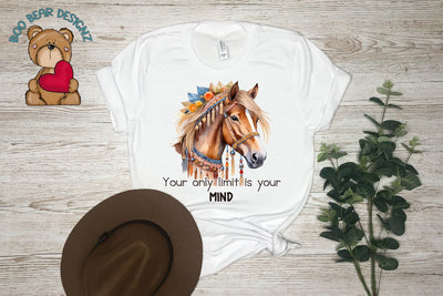 Your Only Limit Is Your Mind Sublimation Boo Bear Designz 