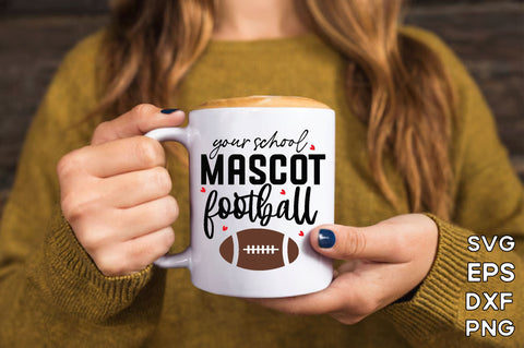 your school mascot Football- , Football SVG Bundle, Football Mom SVG, Sports Mom SVG, Football Saying svg, Football Family svg, Football quotes design, Football Mom, Football Papa, Football funny design, Love Football, Football Heart, SVG farhad farhad 