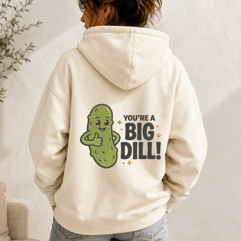 You’re a Big Dill Embroidery Design – Funny Pickle Machine Embroidery File, Cute Food Pun Design Embroidery/Applique DESIGNS PatternFeed8 
