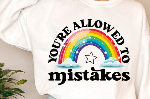 Youre allowed to make mistakes SVG Design SVG Regulrcrative 