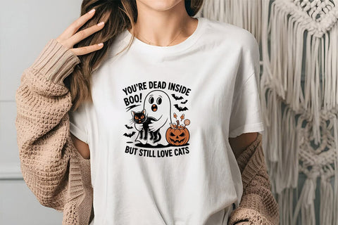 You're Dead Inside Boo! But Still Love Cats SVG Angelina750 