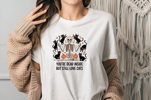 You're Dead Inside But Still Love Cats SVG Angelina750 
