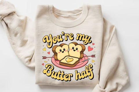 You’re my butter half Sublimation T-Shirt Design Sublimation Regulrcrative 