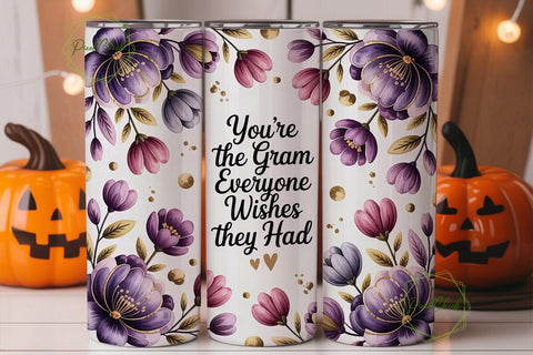 You're The Gram Tumbler Wrap Sublimation PixelChick 