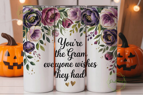 You're The Gram Tumbler Wrap Sublimation PixelChick 