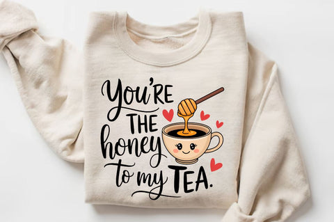 You’re the honey to my tea Sublimation T-Shirt Design Sublimation Regulrcrative 