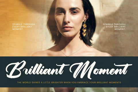 Yulinta Satin - Bold Calligraphy Font Font Letterena Studios 