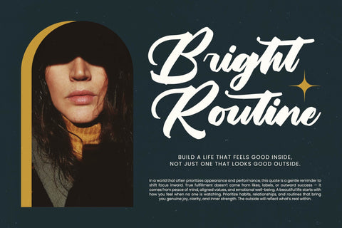 Yulinta Satin - Bold Calligraphy Font Font Letterena Studios 