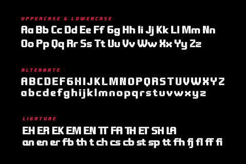 Zachian - Sport Racing Font Font twinletter 