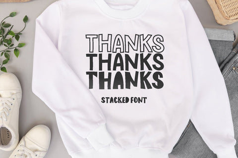 Zakyline stacked Font Sulthan studio 