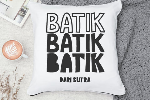 Zakyline stacked Font Sulthan studio 