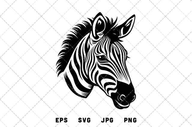 Zebra Mascot Graphics - JPG, SVG, PNG, EPS - Digital Download with Commercial License for Cricut, Silhouette, Scan N Cut Crafting SVG Loveleen Kaur 