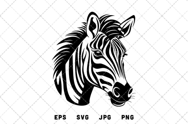 Zebra Mascot Graphics - JPG, SVG, PNG, EPS - Digital Download with Commercial License for Cricut, Silhouette, Scan N Cut Crafting SVG Loveleen Kaur 