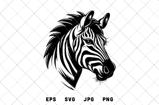 Zebra Mascot Graphics - JPG, SVG, PNG, EPS - Digital Download with Commercial License for Cricut, Silhouette, Scan N Cut Crafting SVG Loveleen Kaur 