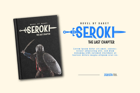 Zekista - Hero Display Font Font twinletter 