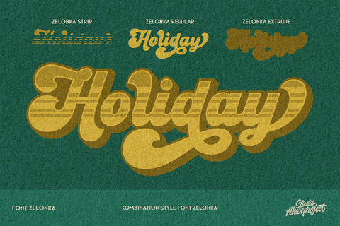 Zelonka Font ahweproject 