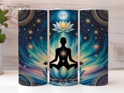 Zen Boho Yoga Meditation Tumbler Wrap, Boho Yoga Tumbler, 20Oz Sublimation Wrap, Meditation Tumbler Design, Spiritual Boho Wrap, Mindfulness Drinkware, Yoga Gift Idea Sublimation Lara' s Designs 