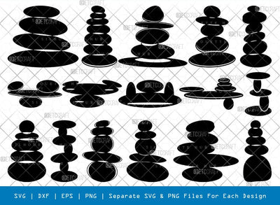 Zen Stones Svg Cricut Cut Files Png Bundle, SB01141 SVG ETC Craft 