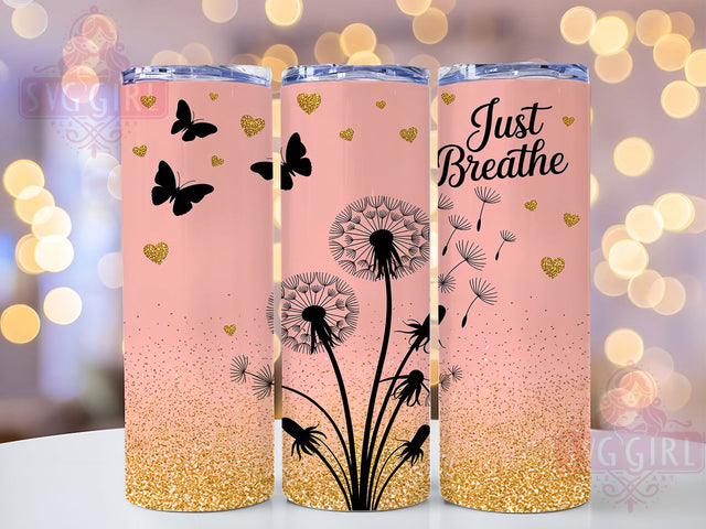 Zen Wellness Mindfulness Tumbler Wrap, Yoga Water Bottle, Meditation Design, Spiritual Drinkware, Wellness Gift, Self Care Tumbler, Zen Sublimation Sublimation SvggirlplusArt 