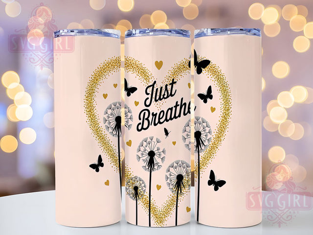 Zen Wellness Mindfulness Tumbler Wrap, Yoga Water Bottle, Meditation Design, Spiritual Drinkware, Wellness Gift, Self Care Tumbler, Zen Sublimation Sublimation SvggirlplusArt 