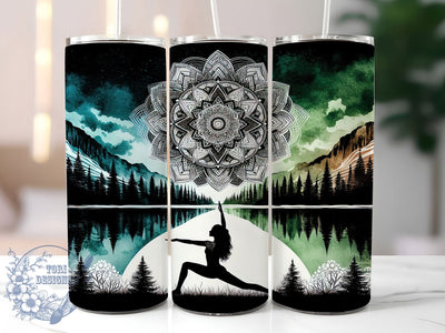 Zen Yoga Meditation Tumbler Wrap, Meditation Tumbler Design, Zen Yoga Mug, Spiritual Wellness Cup, Mindfulness Tumbler Wrap, Relaxation Theme Mug, Sublimation Tumbler Wrap Sublimation ToriDesigns 