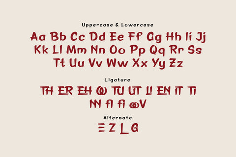Zenlith - Japan Display Font Font twinletter 