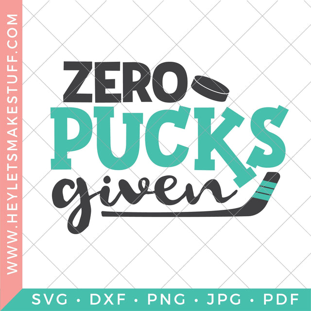 Zero Pucks Given SVG Hey Let's Make Stuff 
