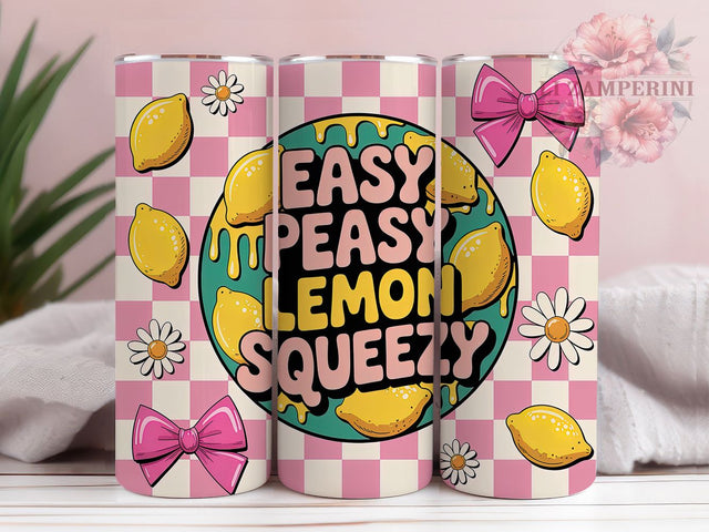 Zesty Citrus Summer Quote Tumbler Wrap, Citrus Theme Design, Fun Phrase Tumbler, Summer Lemon Art, Cute Kitchen Quote, Fruit Theme Gift, Cheerful Saying Design Sublimation Li Zamperini 
