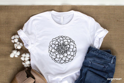 Zinnia Flower SVG SVG SvgOcean 