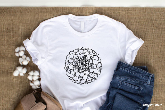 Zinnia Flower SVG SVG SvgOcean 