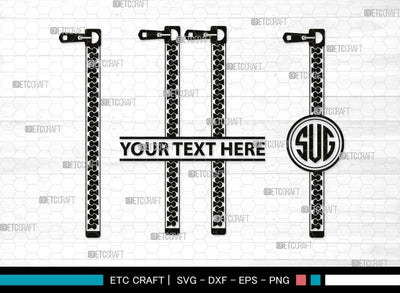 Zipper Monogram, Zipper Silhouette, Zipper SVG Bundle, Black Zipper Svg, Zipperstop Svg, Open Zipper Svg, Zipper Pattern Svg, Zip Puller Svg, SB00583 SVG ETC Craft 