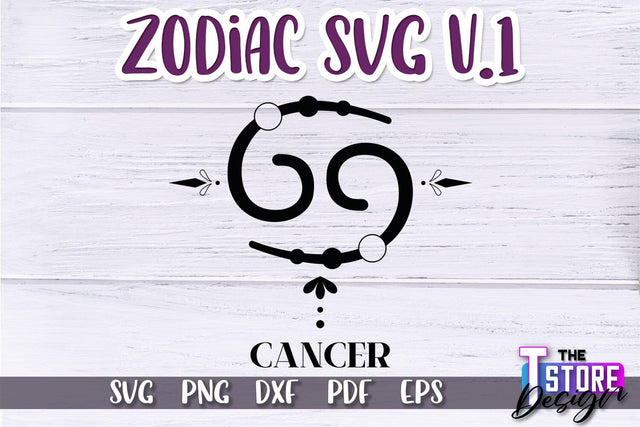 Zodiac SVG Design | Astrology Design | SVG Design v.1 SVG The T Store Design 