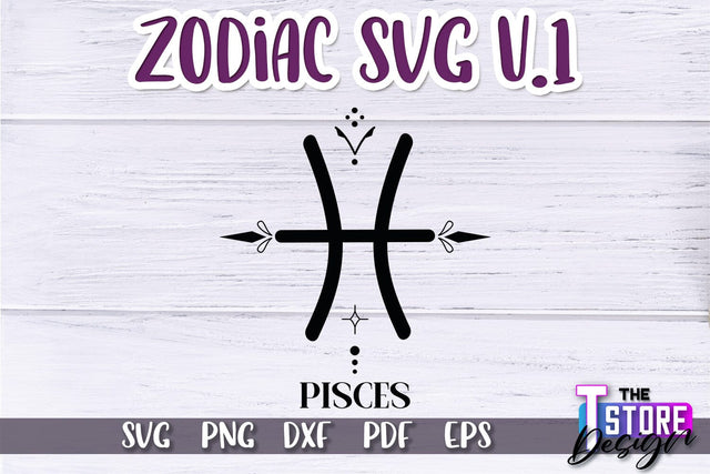 Zodiac SVG Design | Astrology Design | SVG Design v.1 SVG The T Store Design 