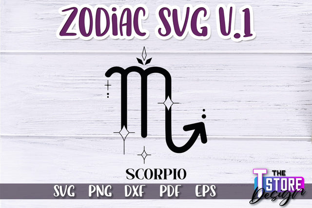 Zodiac SVG Design | Astrology Design | SVG Design v.1 SVG The T Store Design 
