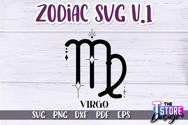 Zodiac SVG Design | Astrology Design | SVG Design v.1 SVG The T Store Design 