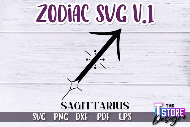 Zodiac SVG Design | Astrology Design | SVG Design v.1 SVG The T Store Design 