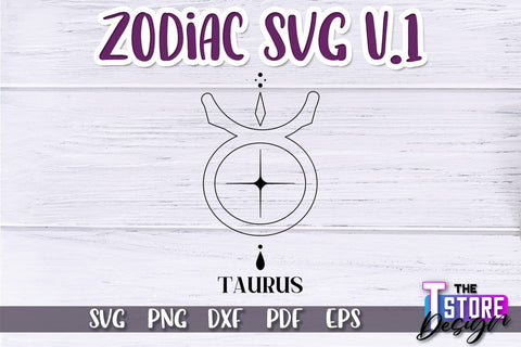 Zodiac SVG Design | Astrology Design | SVG Design v.1 SVG The T Store Design 