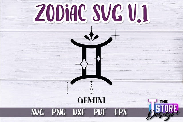 Zodiac SVG Design | Astrology Design | SVG Design v.1 SVG The T Store Design 