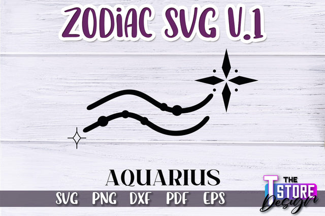 Zodiac SVG Design | Astrology Design | SVG Design v.1 SVG The T Store Design 